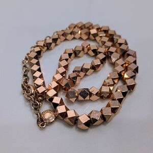 BaubleBar Gold Geometric Necklace